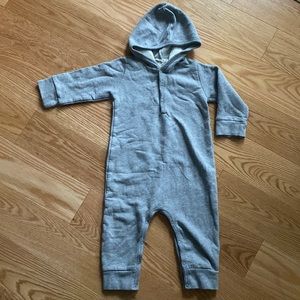 Monica & Andy | Sweatshirt one piece grey size 12-18mo